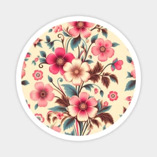 Pink Flowers Magnet